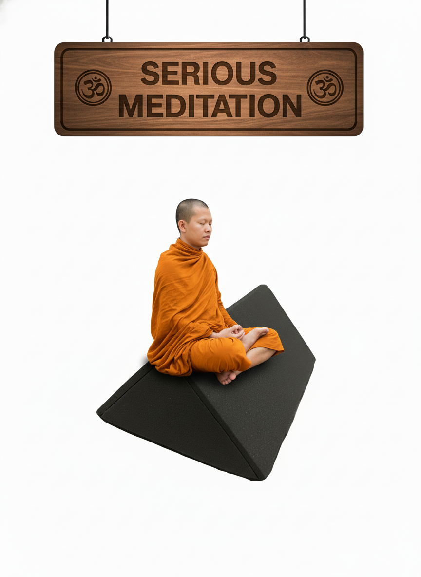 Nasidati Wedge Meditation Seat - Professional back support